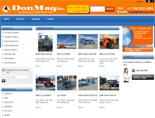 Tablet Screenshot of donmaq.com